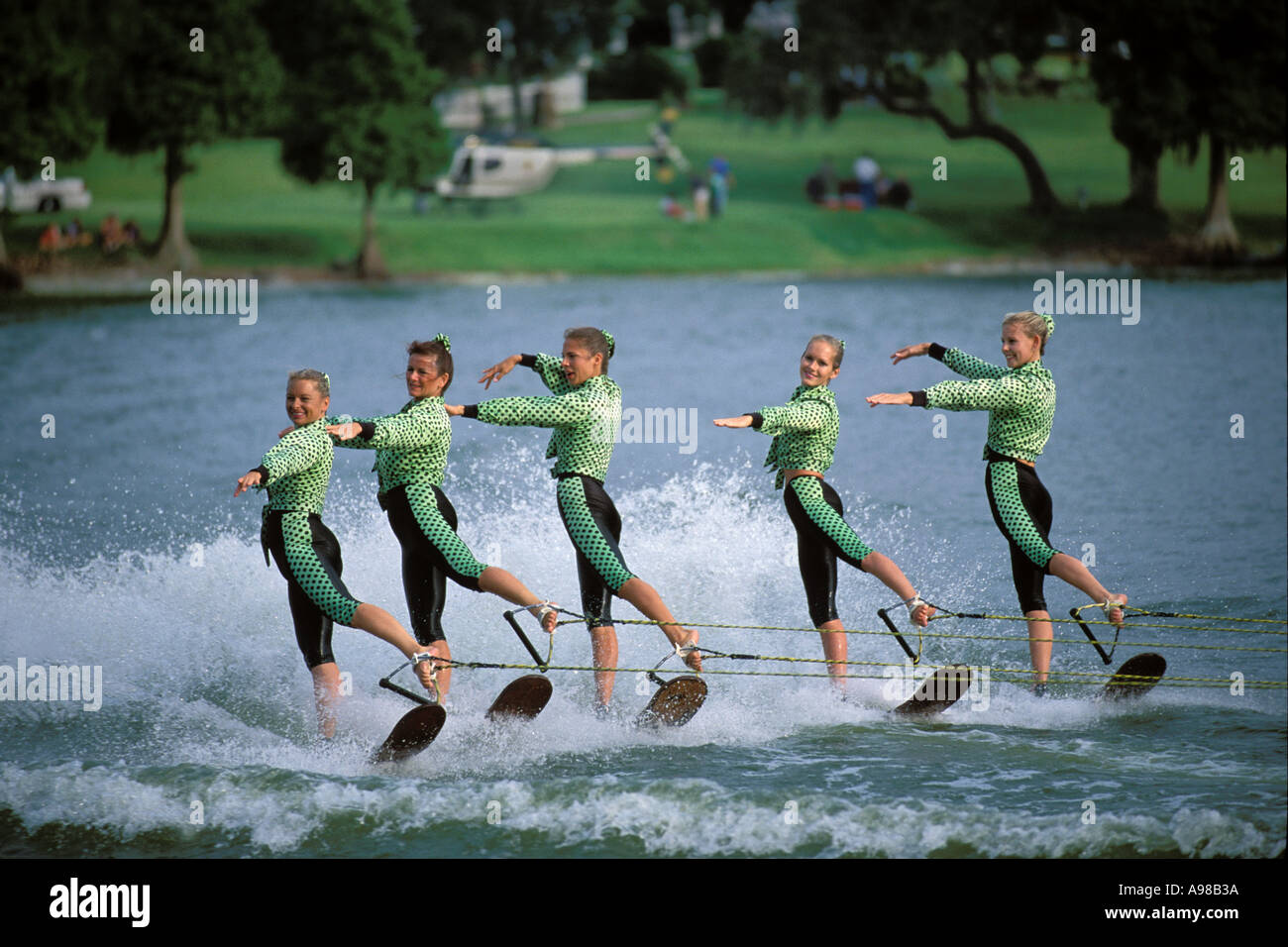 Florida, Winter Haven, Cypress Gardens, Water Ski Show Stock Photo Alamy