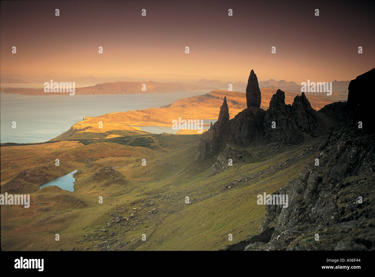 Old Man of Storr Quirang Isle of Skye Scotland UK Stock Photo