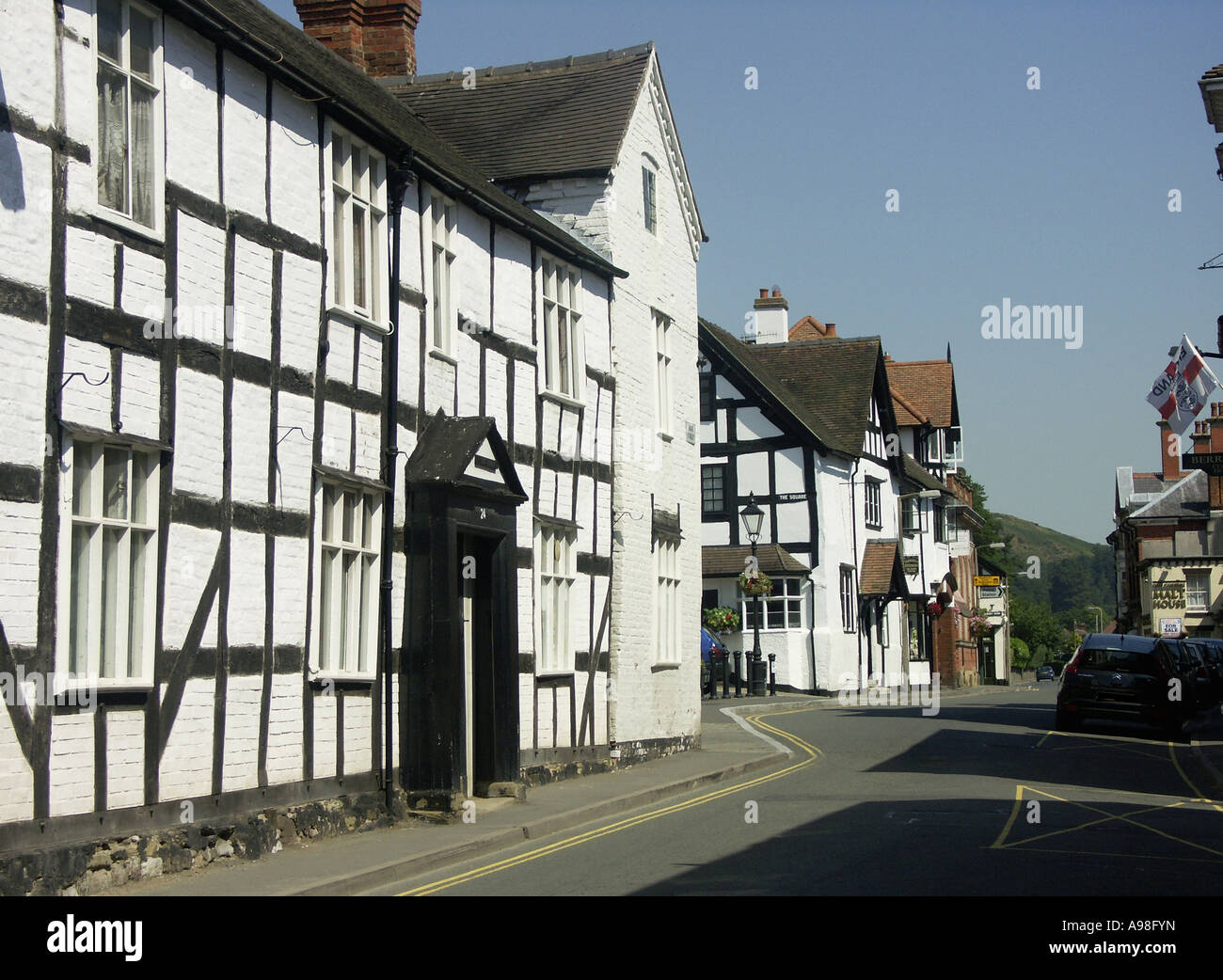 High Street, Church Stretton, Shropshire, England, UK, United Kingdom