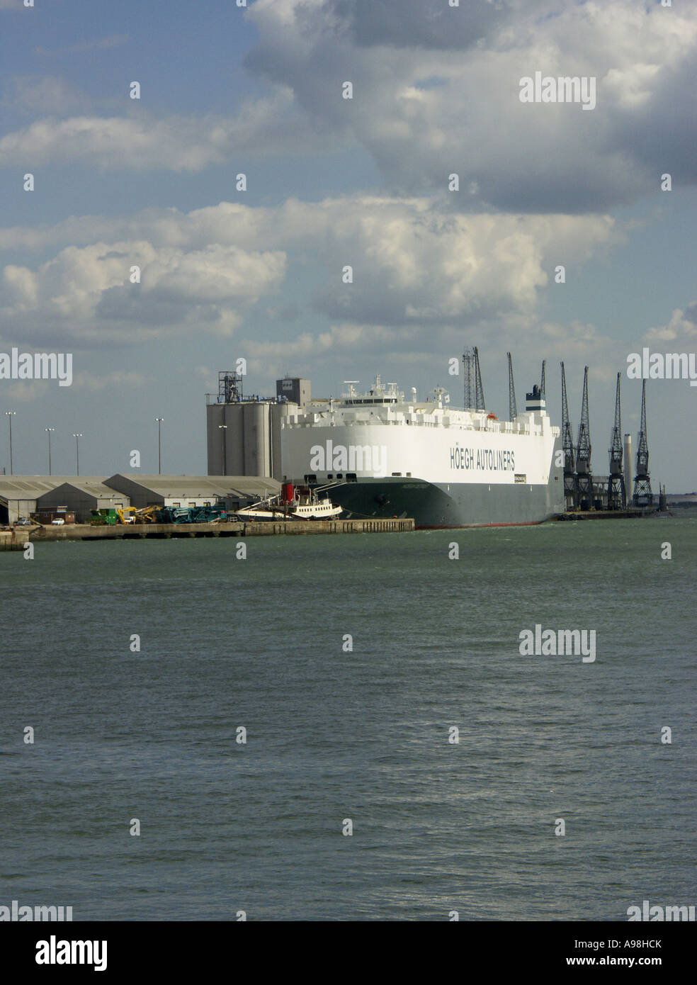 Hoegh Autoliners, Container Ship, docked at Southampton, Eastern Docks