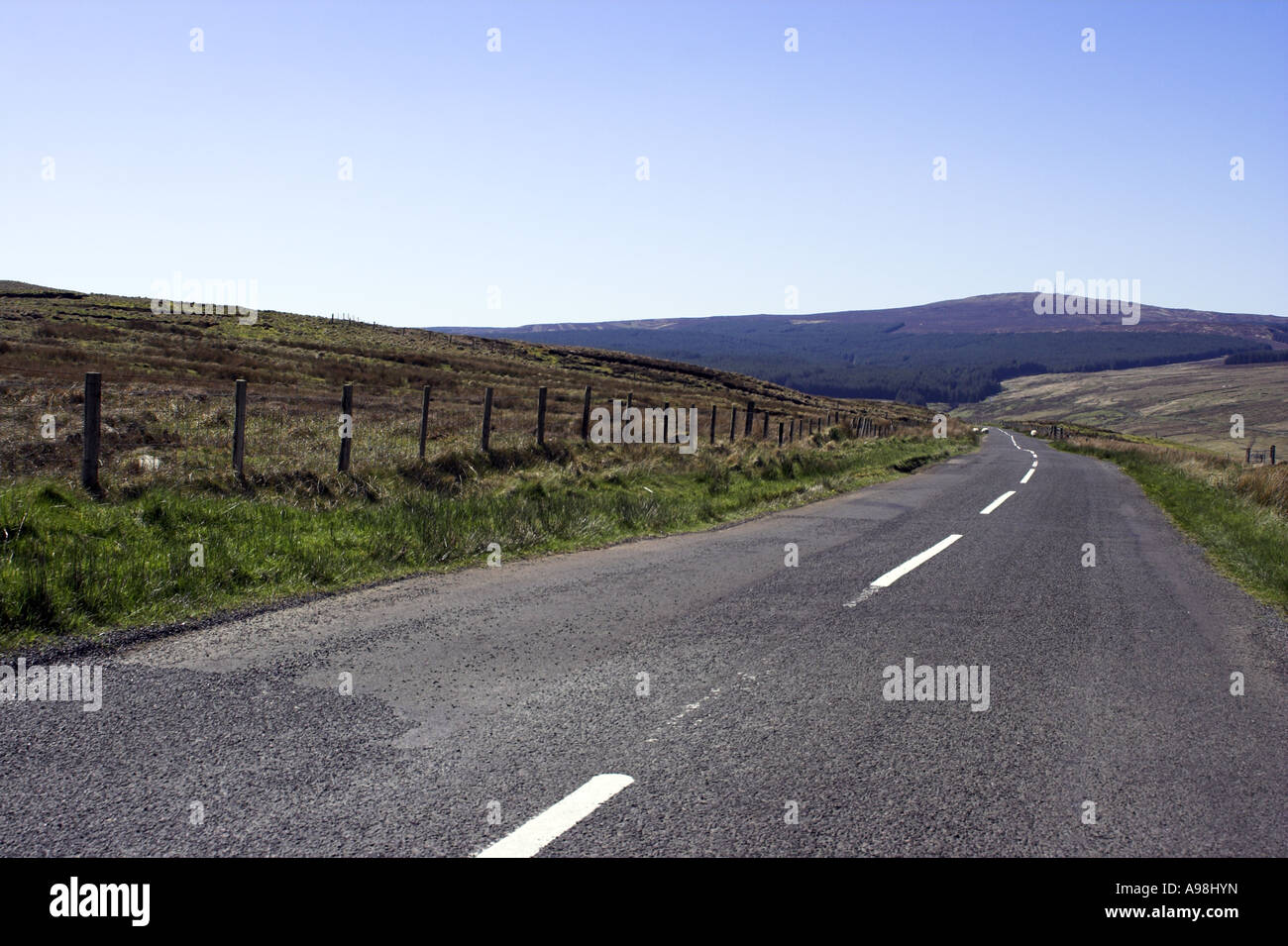 County Antrim road Stock Photo Alamy
