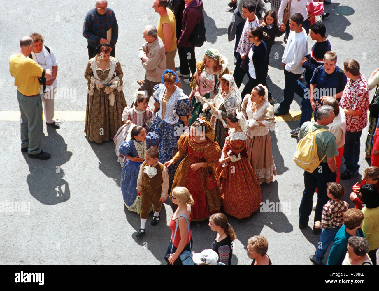 Maltese festival parade Valletta Malta Europe Stock Photo Alamy