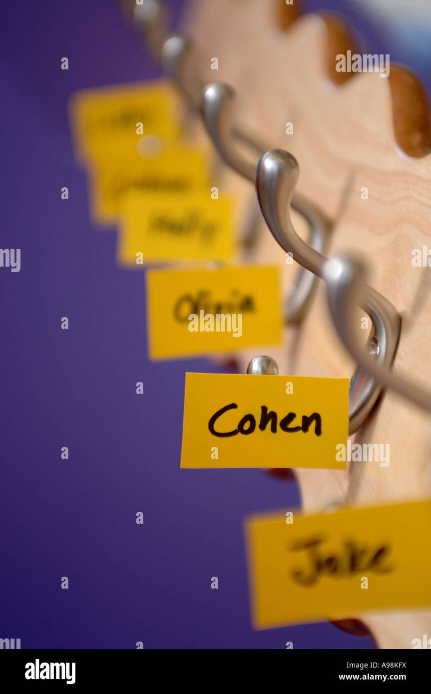 Coat hooks school hires stock photography and images Alamy