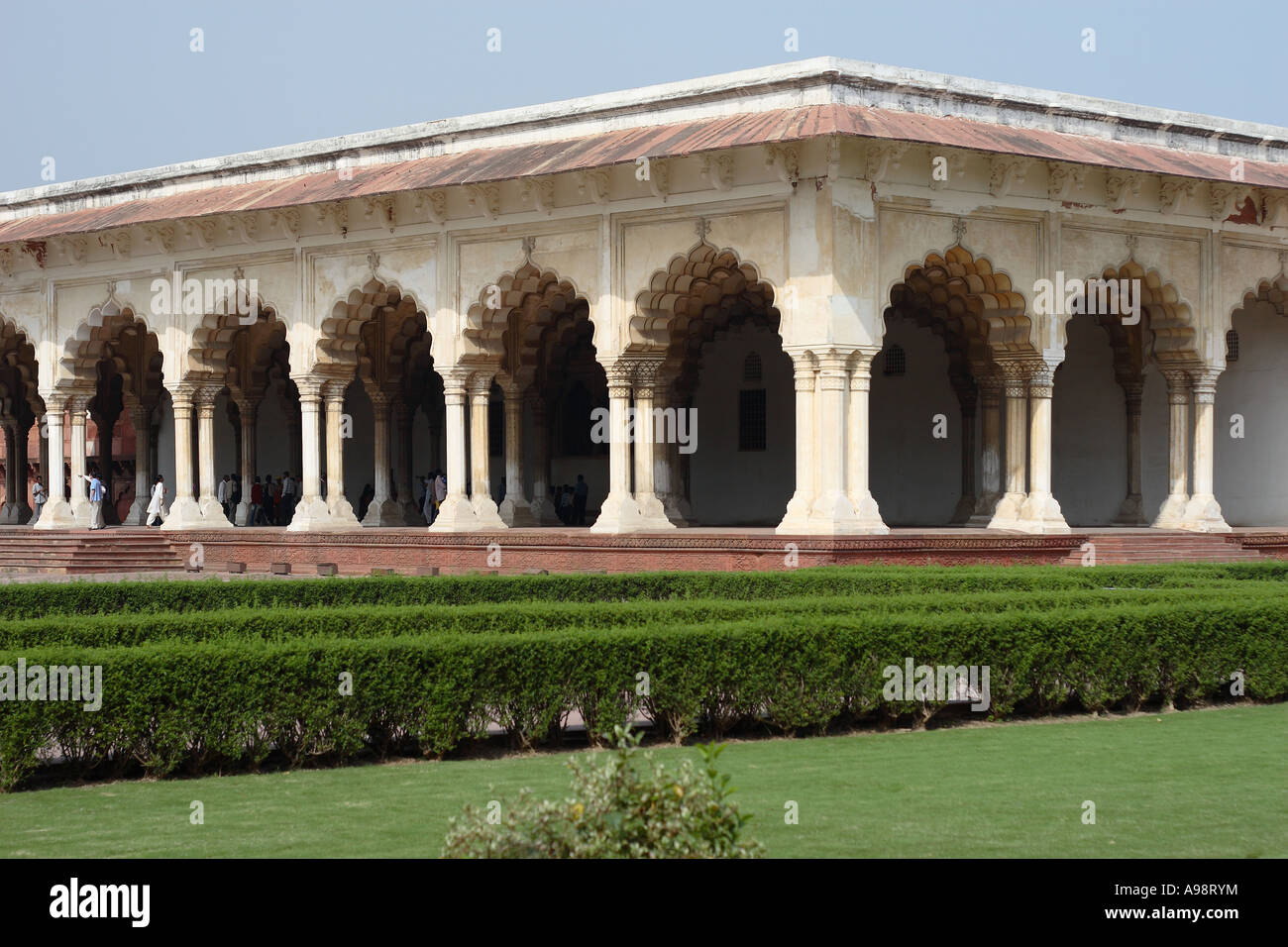Inside Agra Fort, India Stock Photo