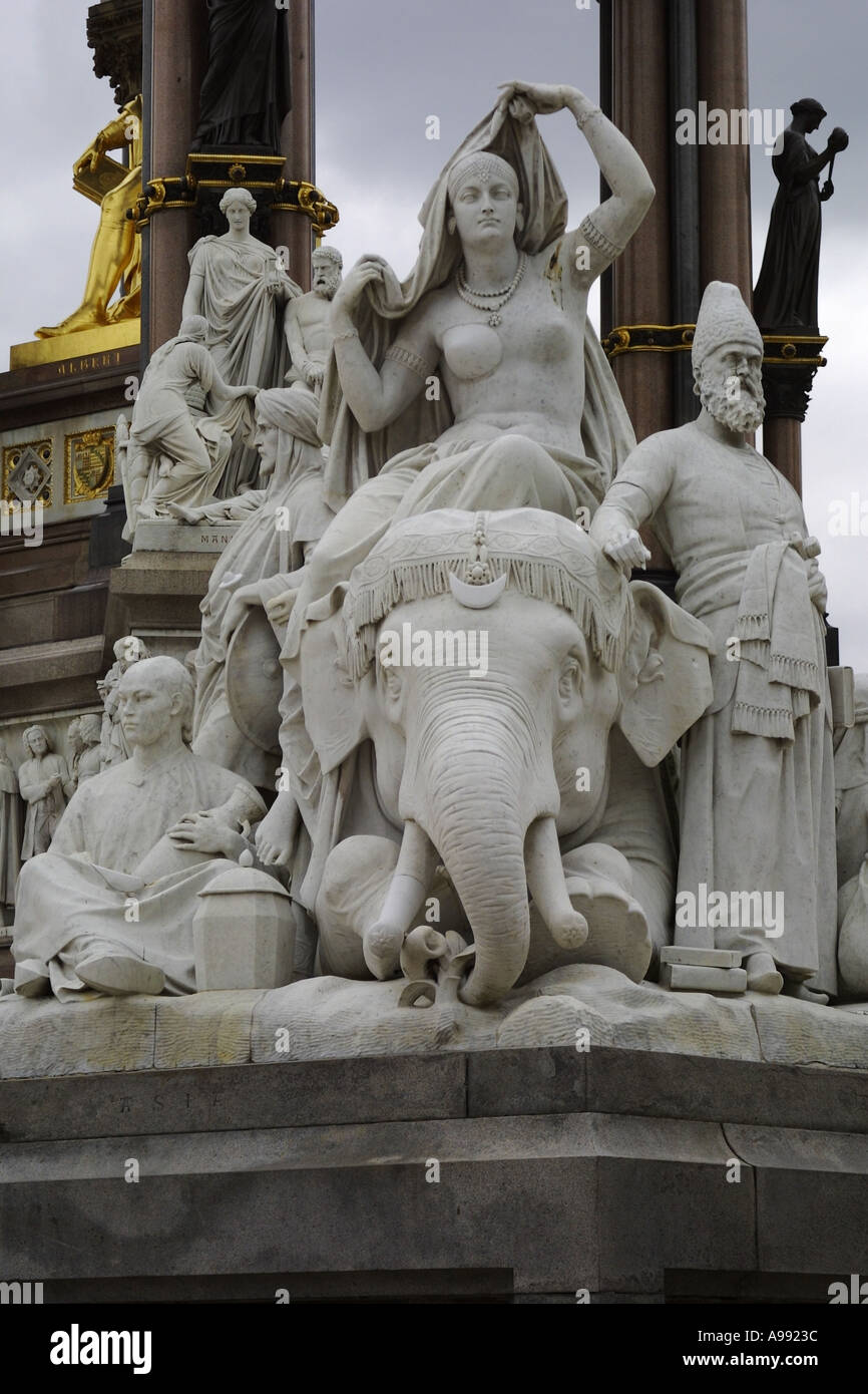 Albert memorial details hi-res stock photography and images - Alamy