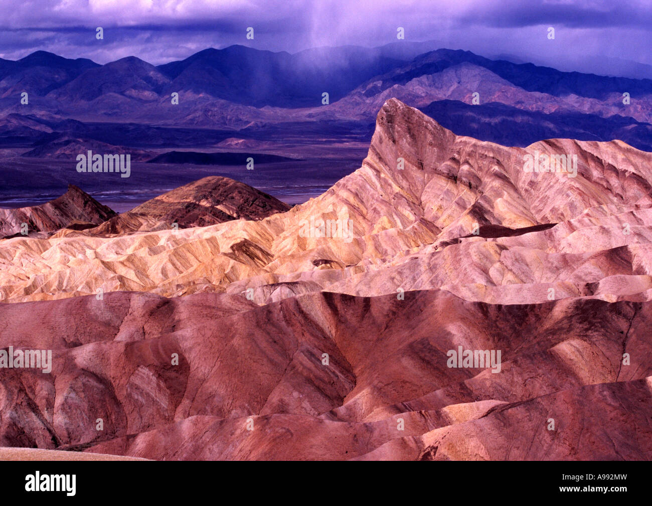 Zabriskie point, Death Valley N.P., USA Death Valley National Park