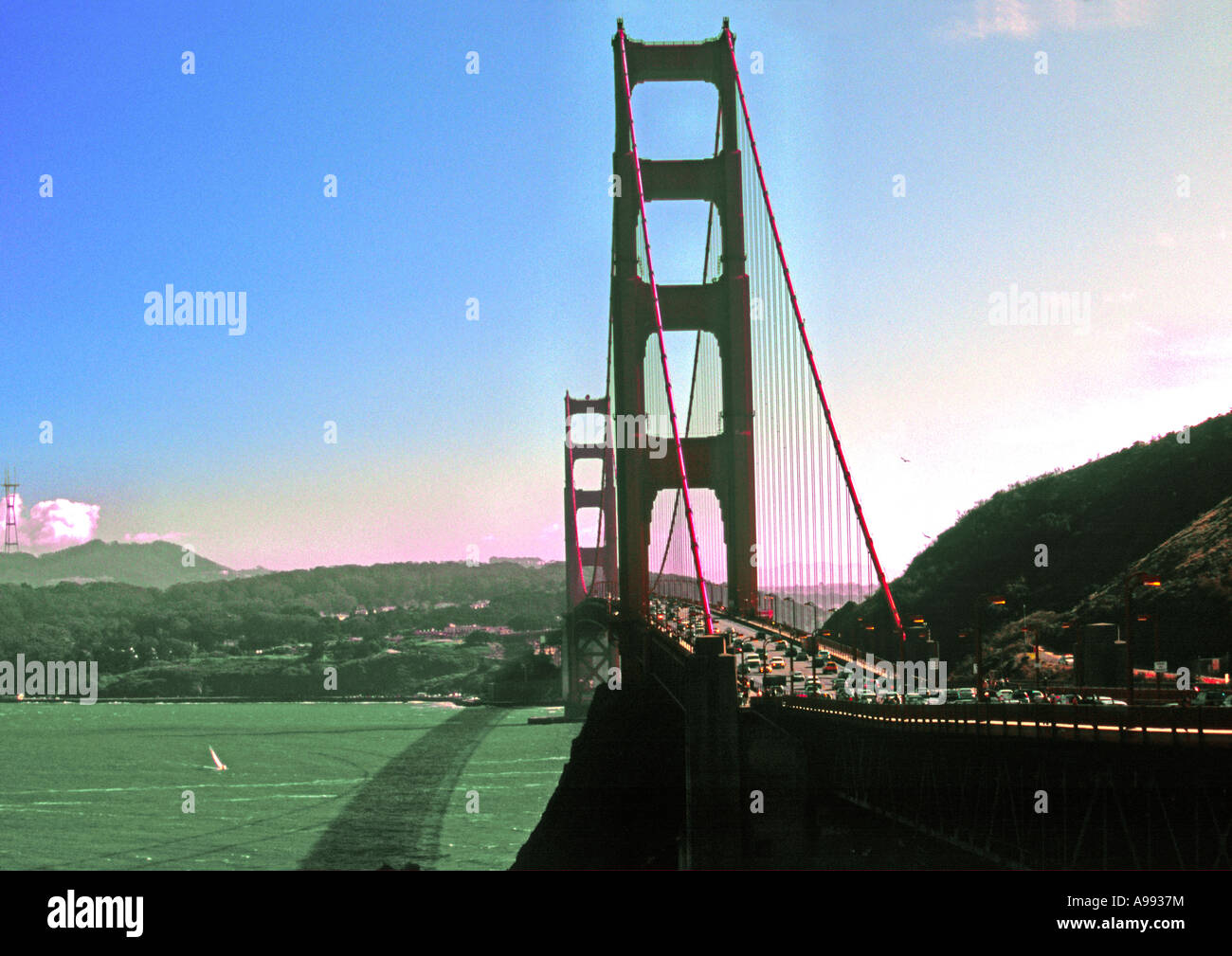 golden gate bridge San Francisco CA USA Stock Photo - Alamy