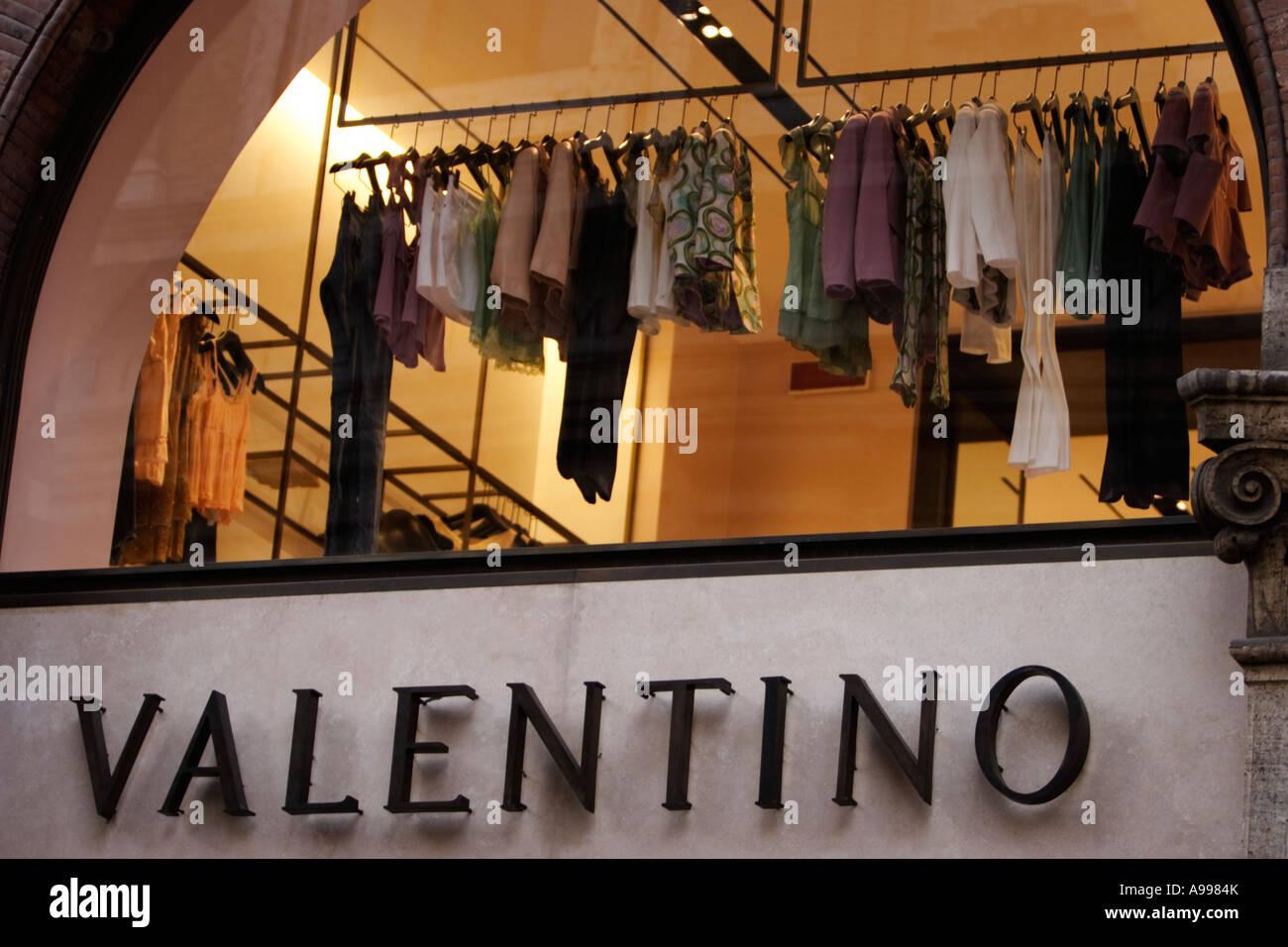 Valentino boutique in rome italy hi-res stock photography and images -