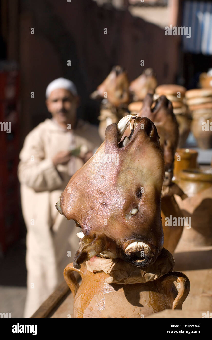 Sheep Head Morocco Stock Photos & Sheep Head Morocco Stock Images Alamy