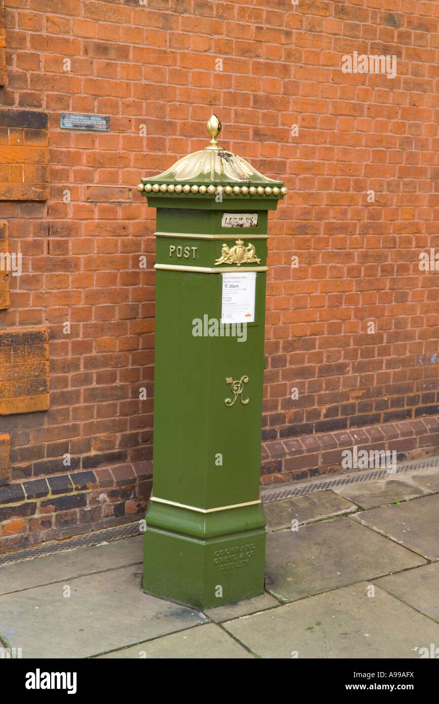 Old post box Rochester Kent Stock Photo Alamy
