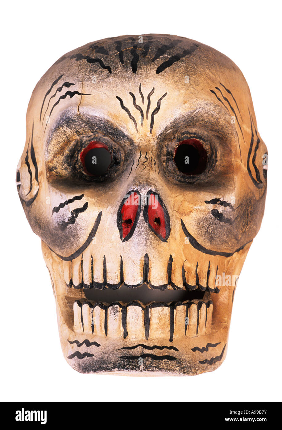 Mexican Day of the Dead skull mask Stock Photo