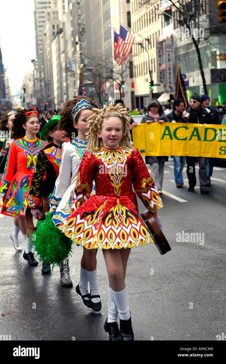 Saint Patrick s Day Parade on Fifth Avenue in NYC Stock Photo Alamy