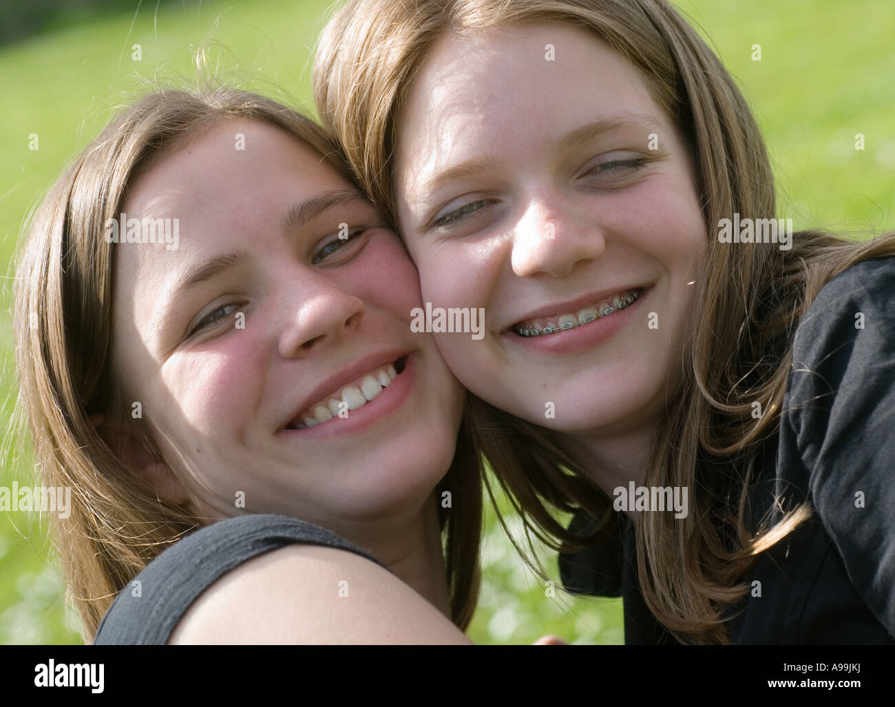 two-girls-13-years-old-stock-photo-alamy