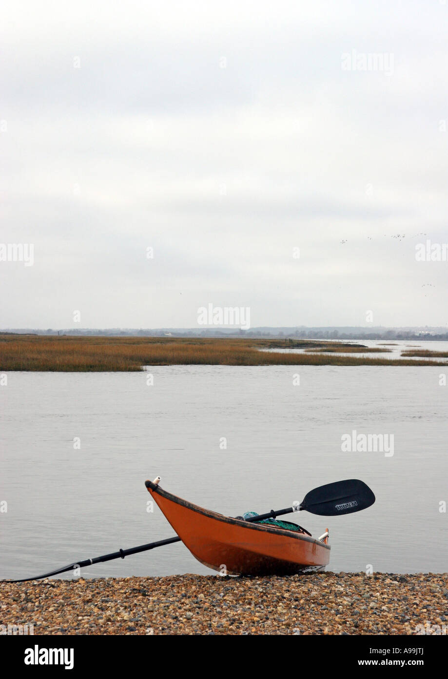 Sea kayak on the beach Stock Photo - Alamy