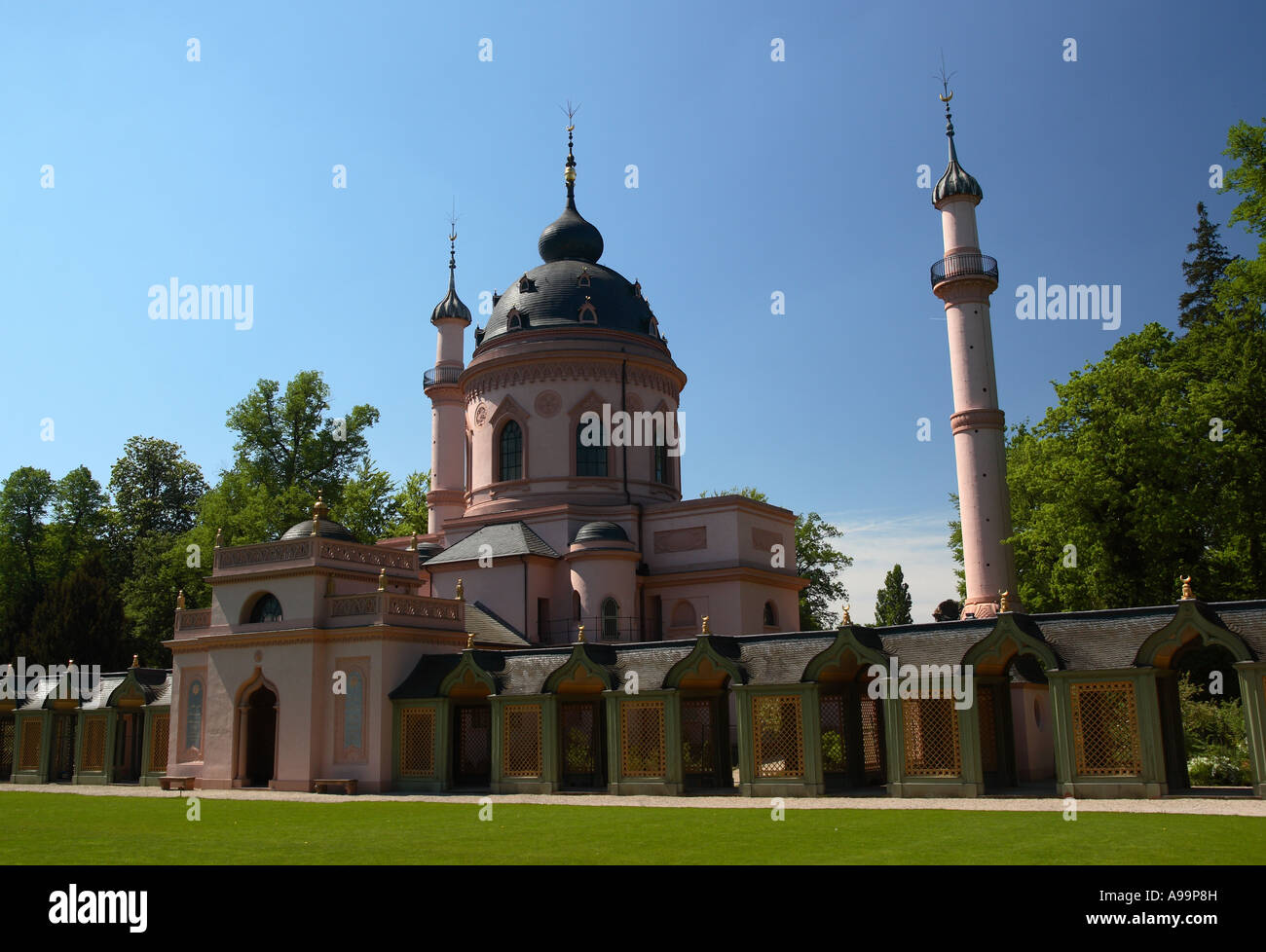 The Mosque In The Grounds Of The Baroque Palace Of Schwetzingen Near To the-mosque-in-the-grounds-of-the-baroque-palace-of-schwetzingen-near-to