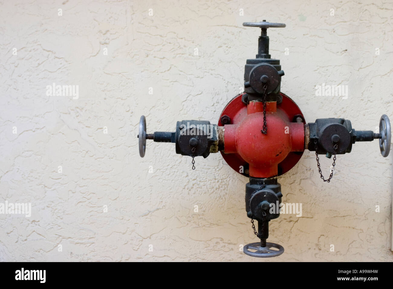 Fourtiered fire hose outlet Stock Photo Alamy