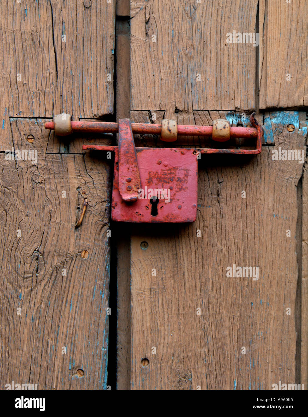 Old door Lock, Sicily, Italy Stock Photo Alamy