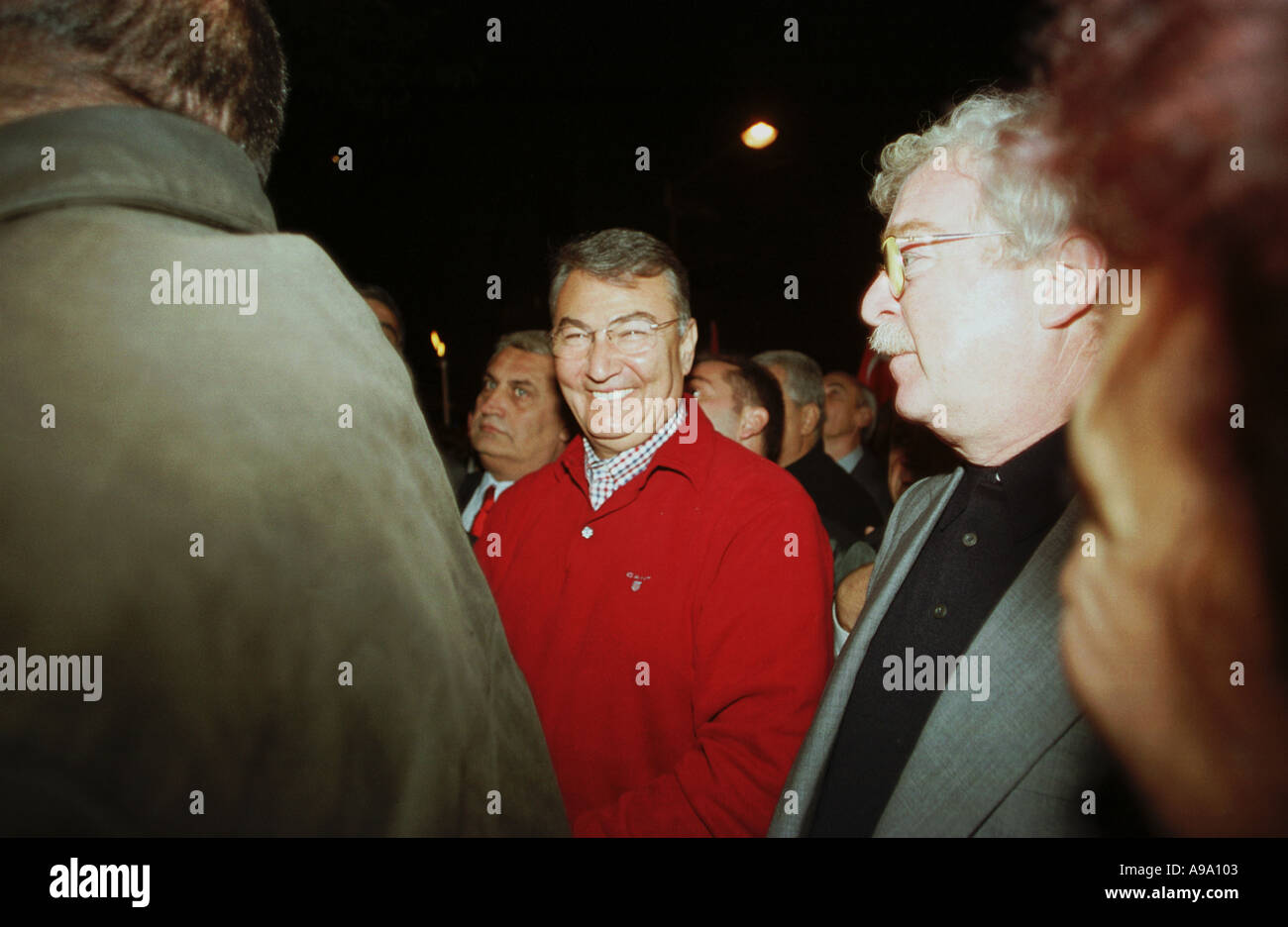 Istanbul, TURKEY Deniz Baykal the leader for Republican Peoples