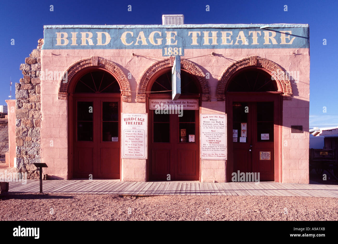 Tombstone arizona birdcage hires stock photography and images Alamy