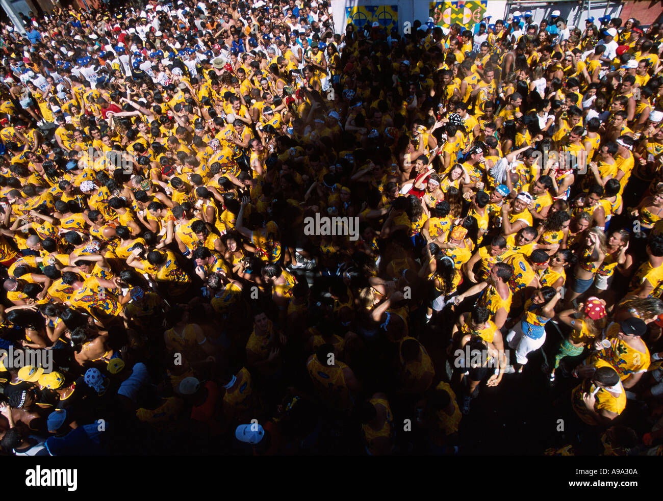 Carnival in Salvador de Bahia Brazil Stock Photo