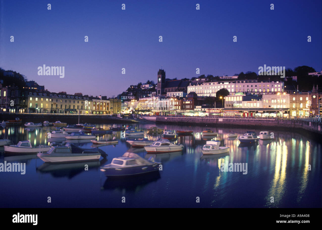 Torquay Harbour Devon England UK Stock Photo