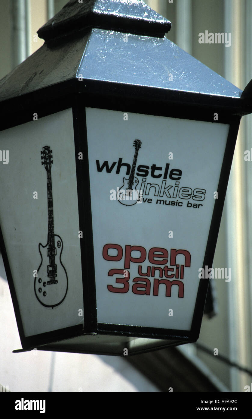 Whistle Binkies Bar Edinburgh Stock Photo Alamy