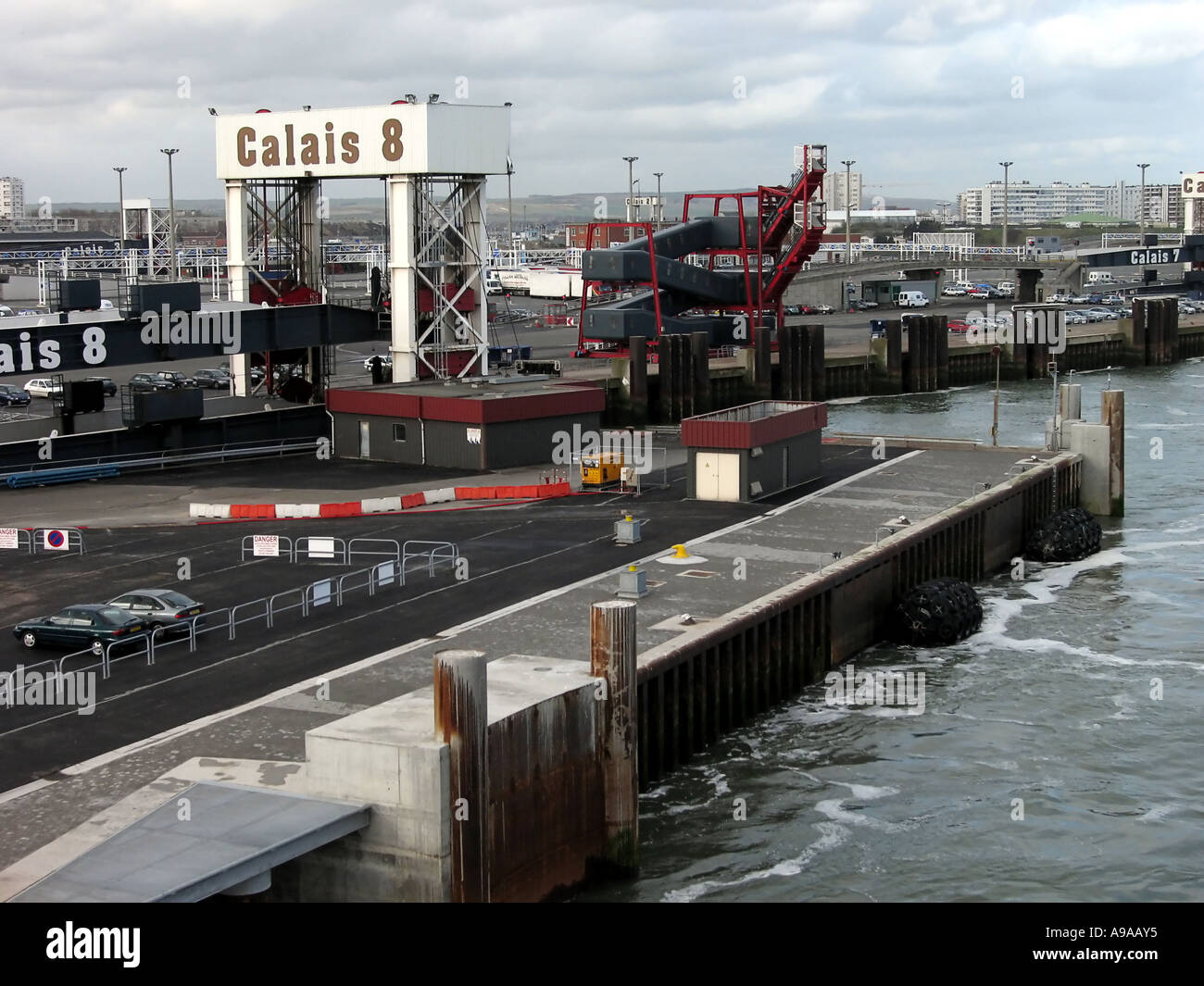 Calais cross channel ferry terminal hires stock photography and images
