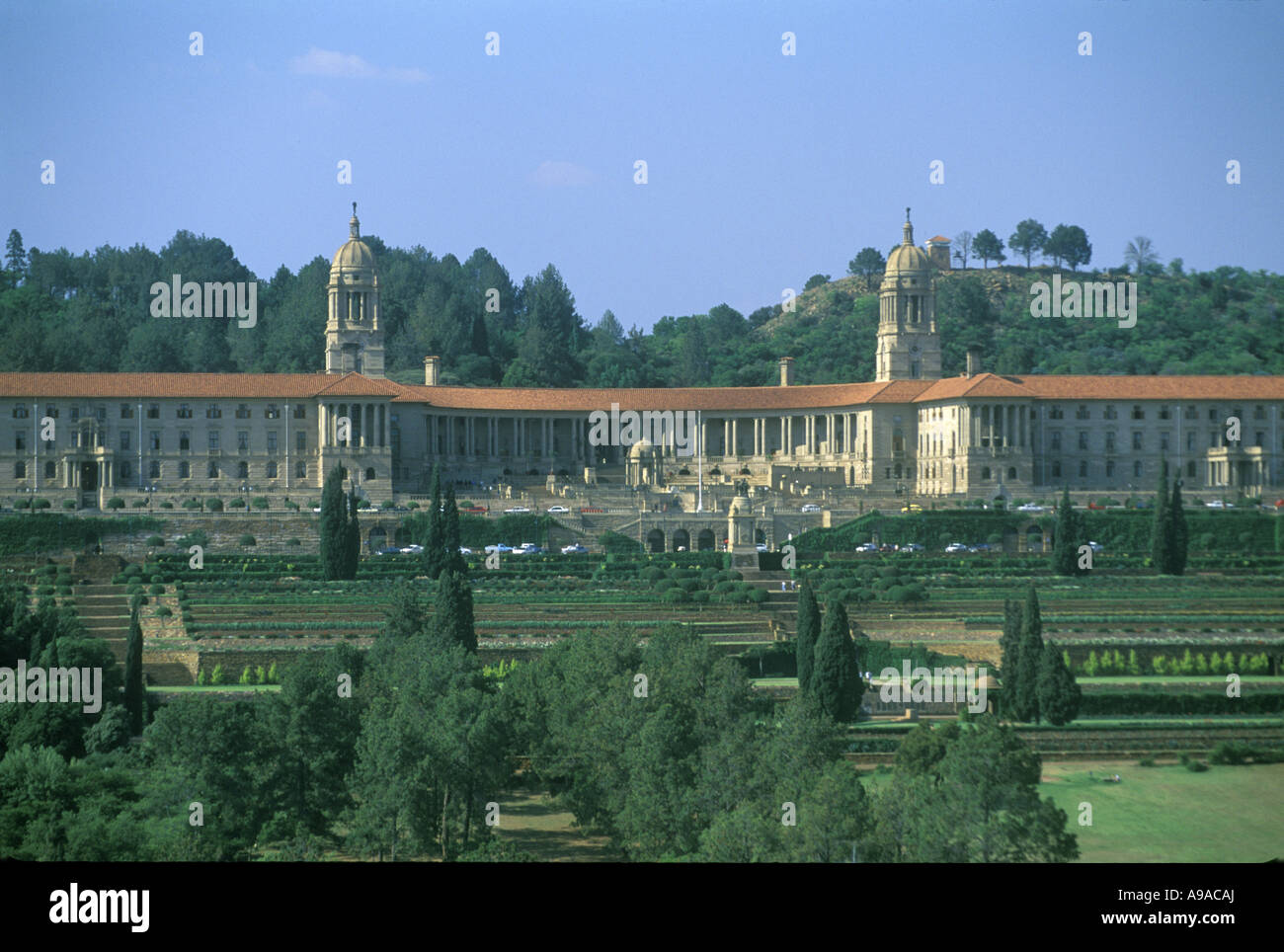 UNION BUILDINGS  (©HERBERT BAKER 1909) PRETORIA GAUTENG WITWATERSRAND TRANSVAAL SOUTH AFRICA Stock Photo