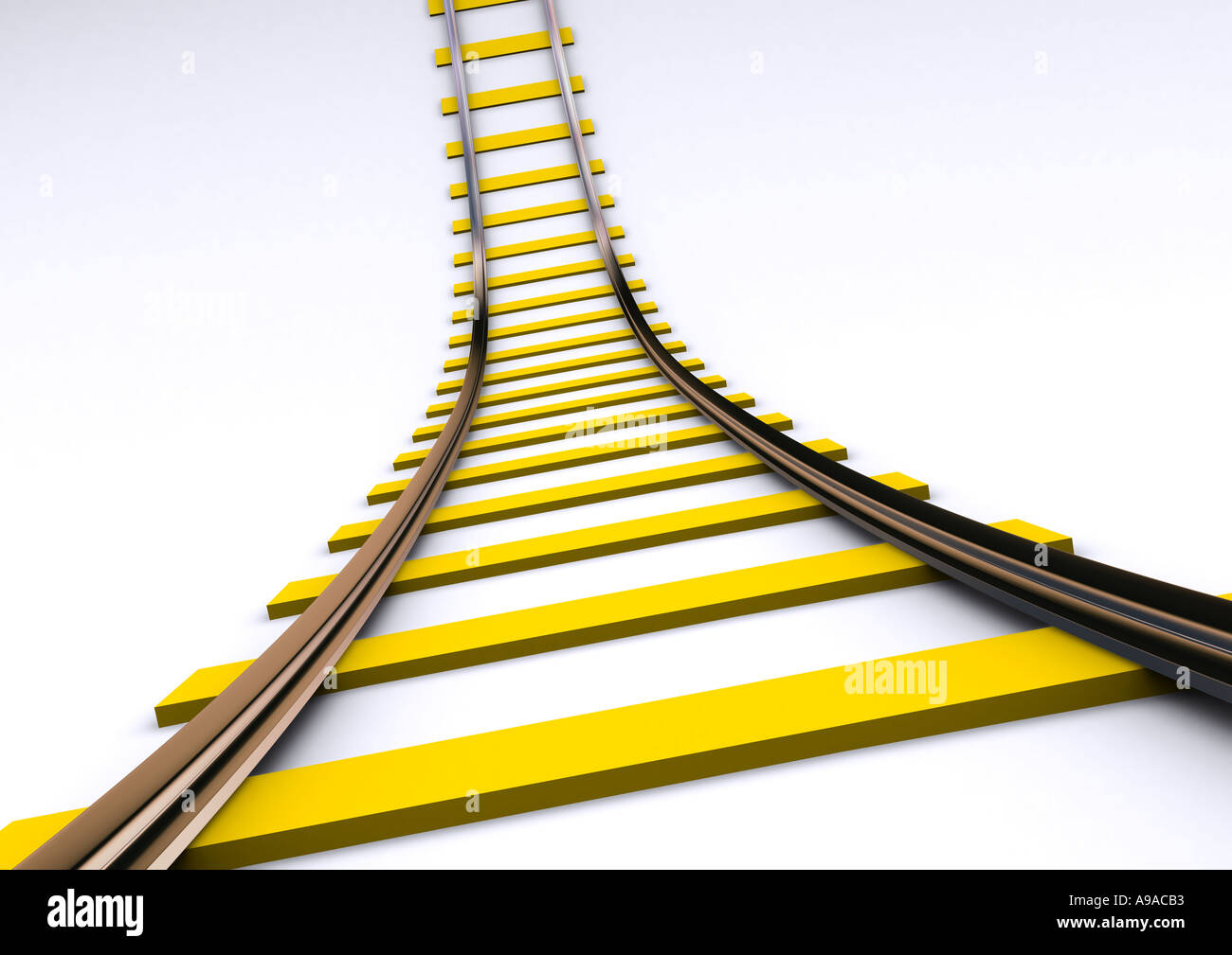 Train track illustration hires stock photography and images Alamy