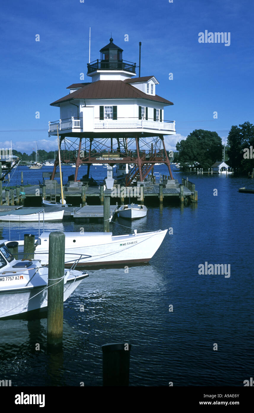 DRUM POINT MUSEUM LIGHTHOUSE SOLOMONS MARYLAND USA Stock Photo Alamy