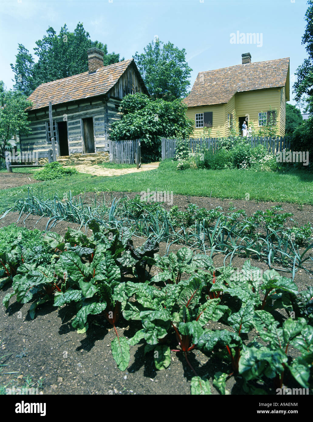 Micksh House Garden Old Salem Village Winston Salem North Carolina