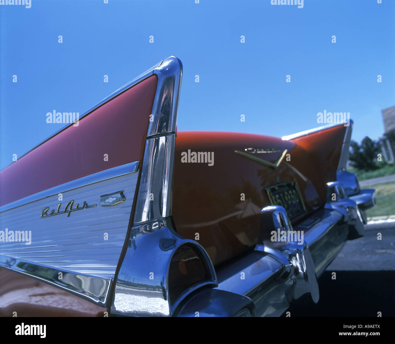 1957 CHEVROLET BELAIR CONVERTIBLE AUTOMOBILE (©GENERAL MOTORS