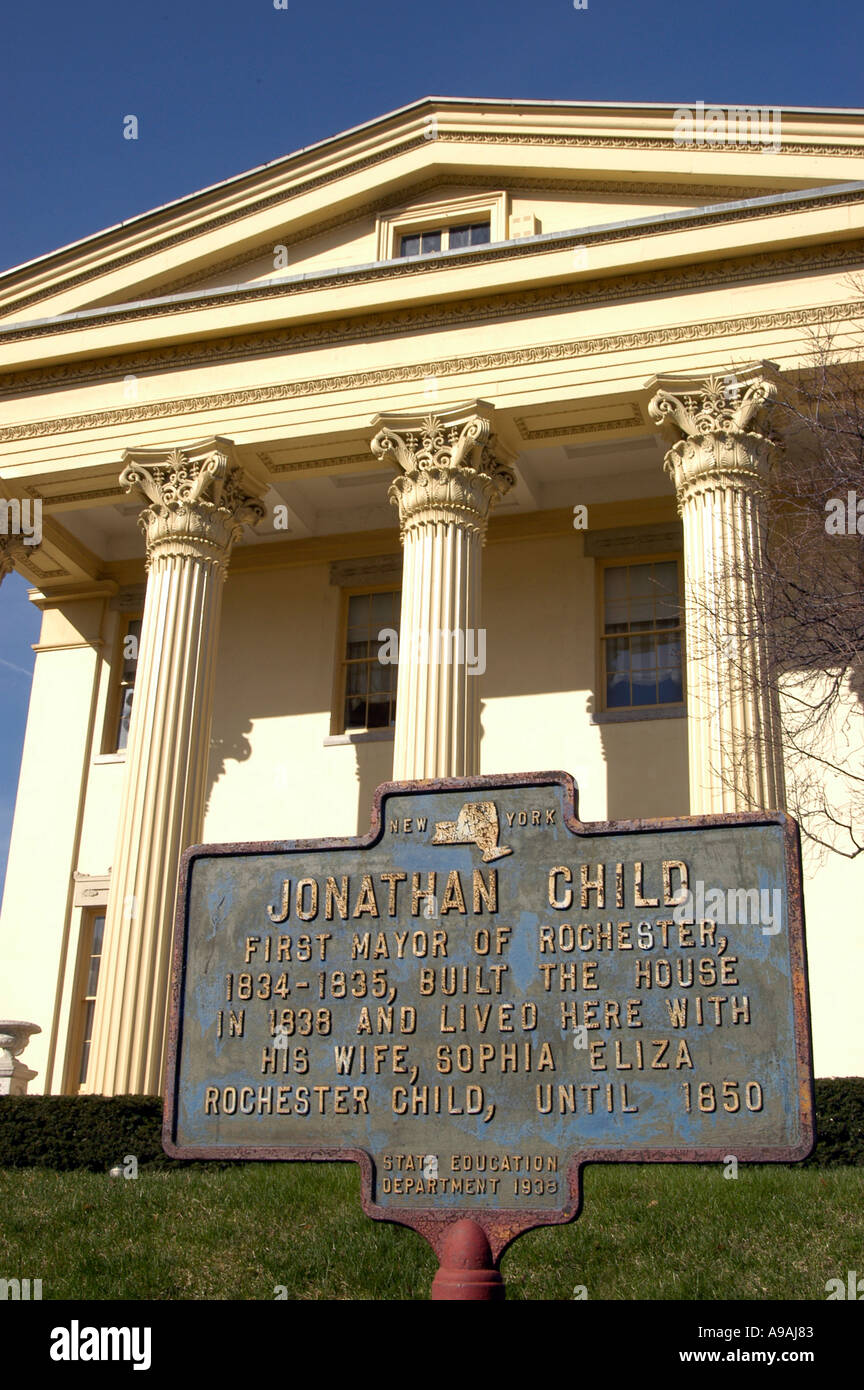 Classic Greek style architecture Rochester NY USA Stock Photo Alamy