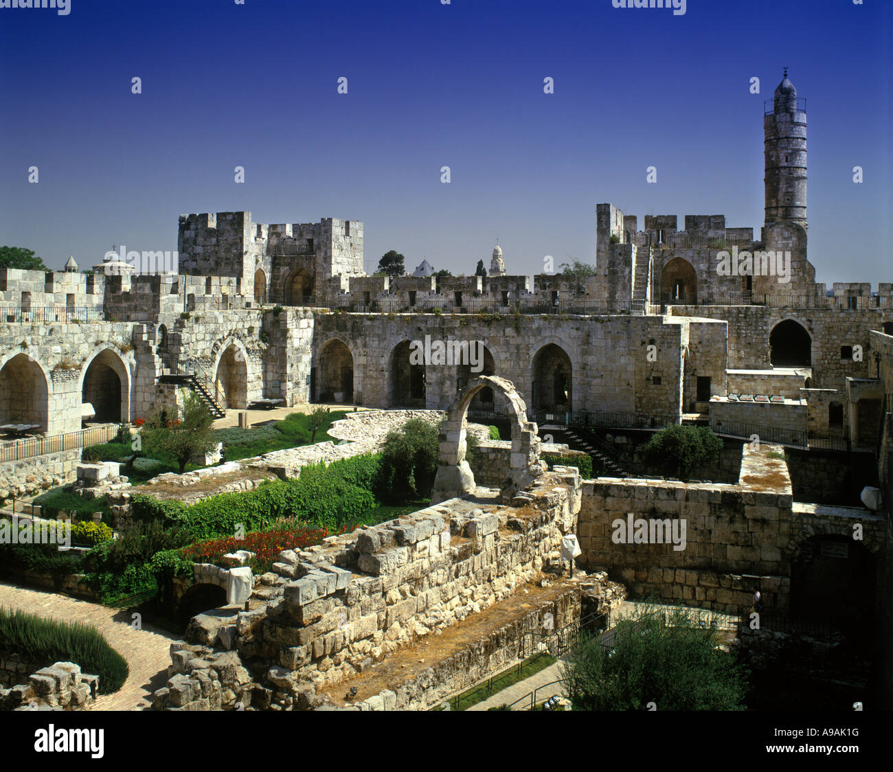 Tower david museum history jerusalem hires stock photography and