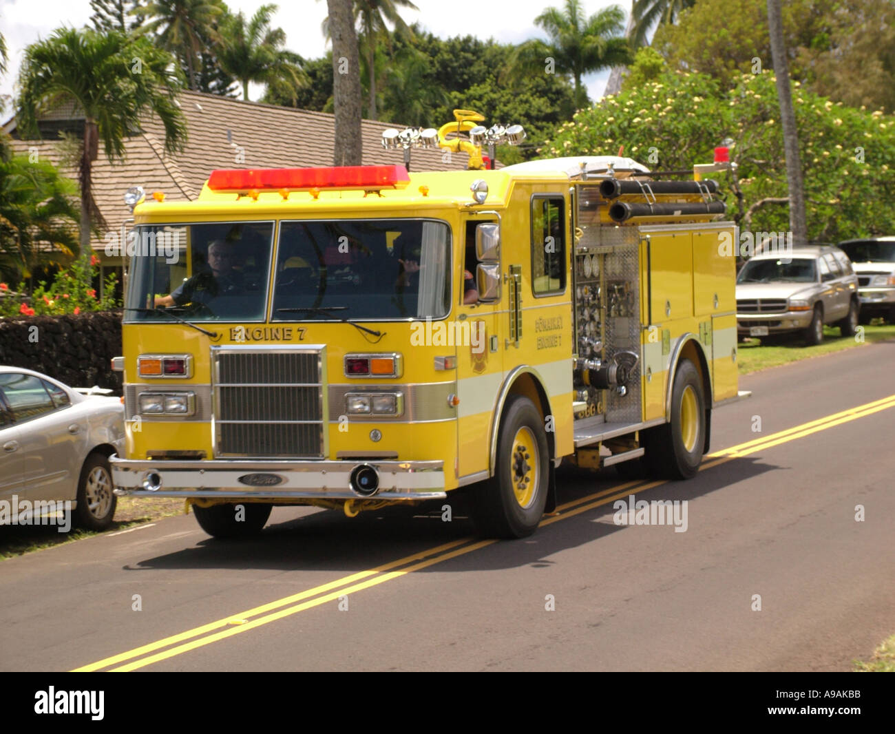 Fire truck hawaii hi-res stock photography and images - Alamy