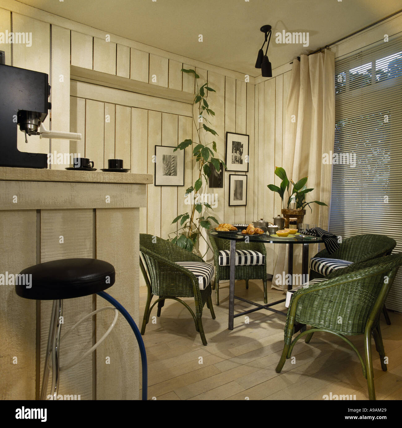 Cream Interior in Paris by Frederic Mechiche Stock Photo - Alamy