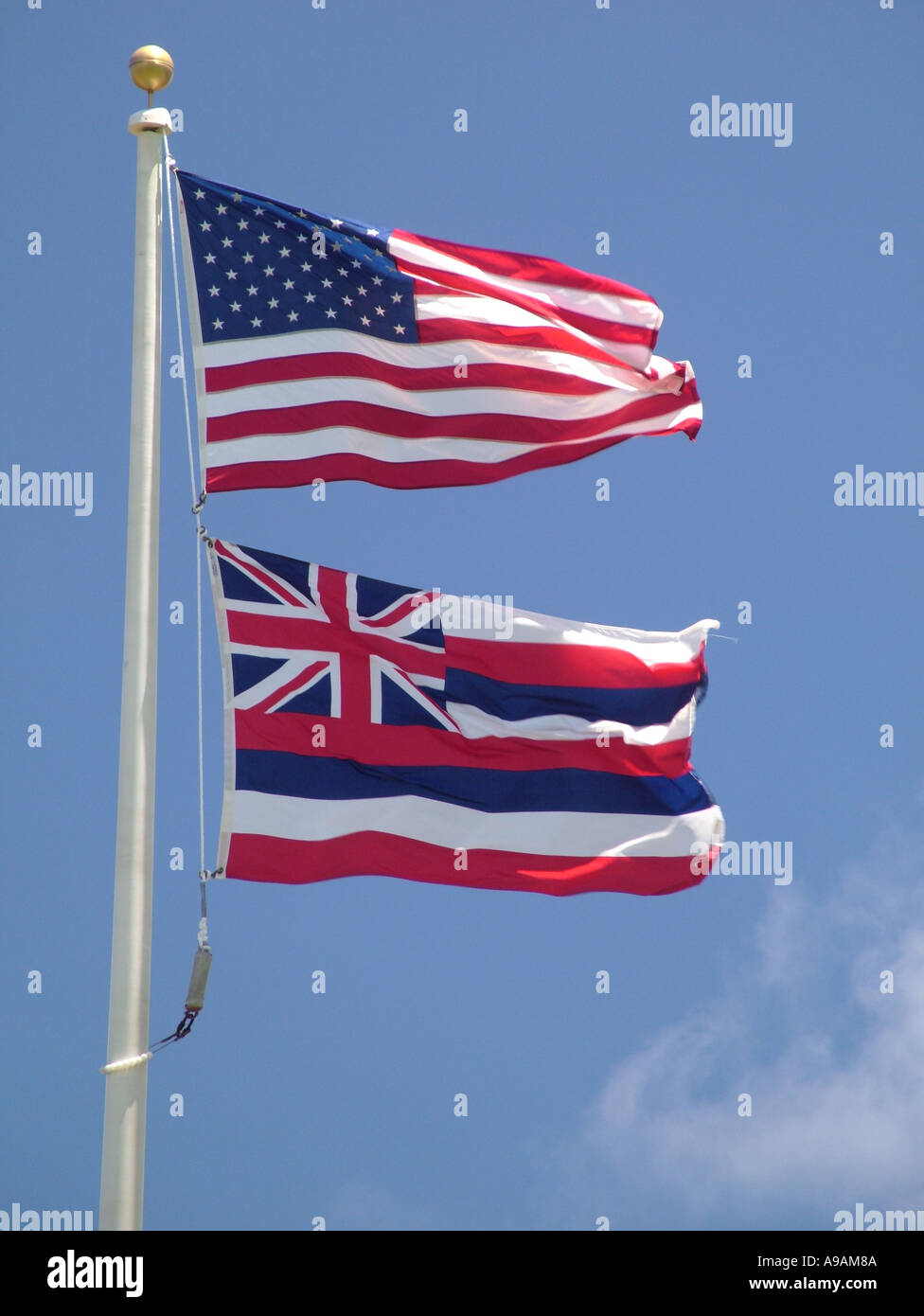 Hawaii flag hi-res stock photography and images - Alamy