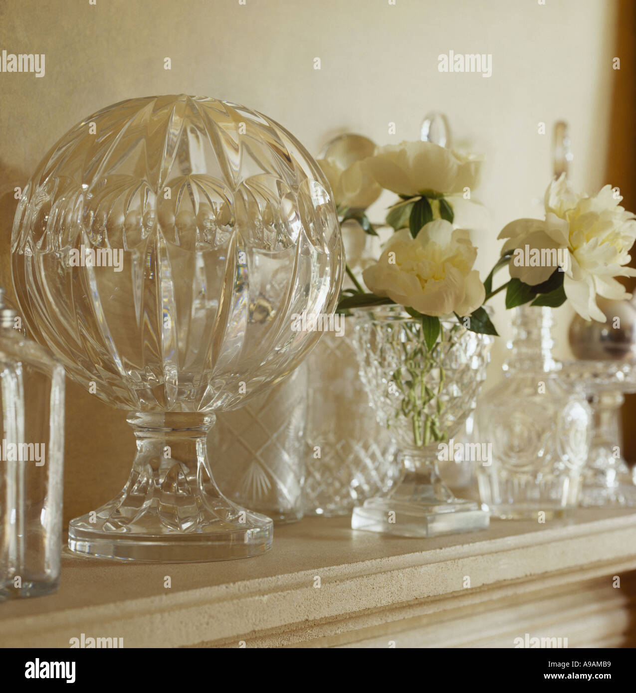 Ornaments In Glass Vase Stock Photos Ornaments In Glass Vase