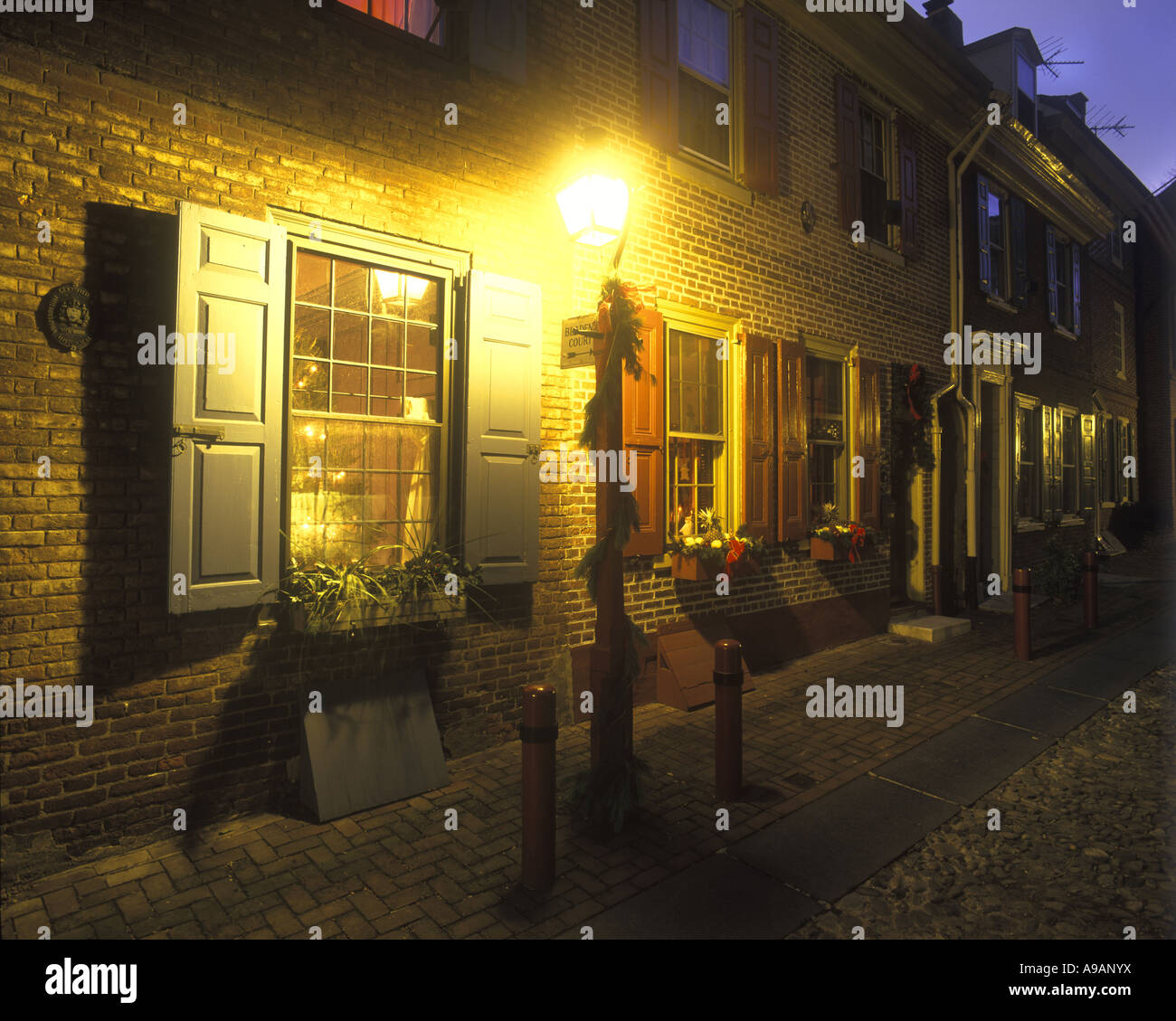 Elfreth Alley Philadelphia Stock Photos & Elfreth Alley Philadelphia