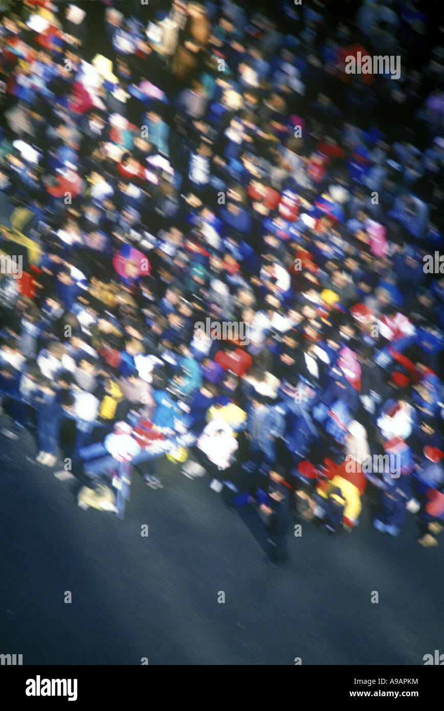 Crowd people street hi-res stock photography and images - Alamy