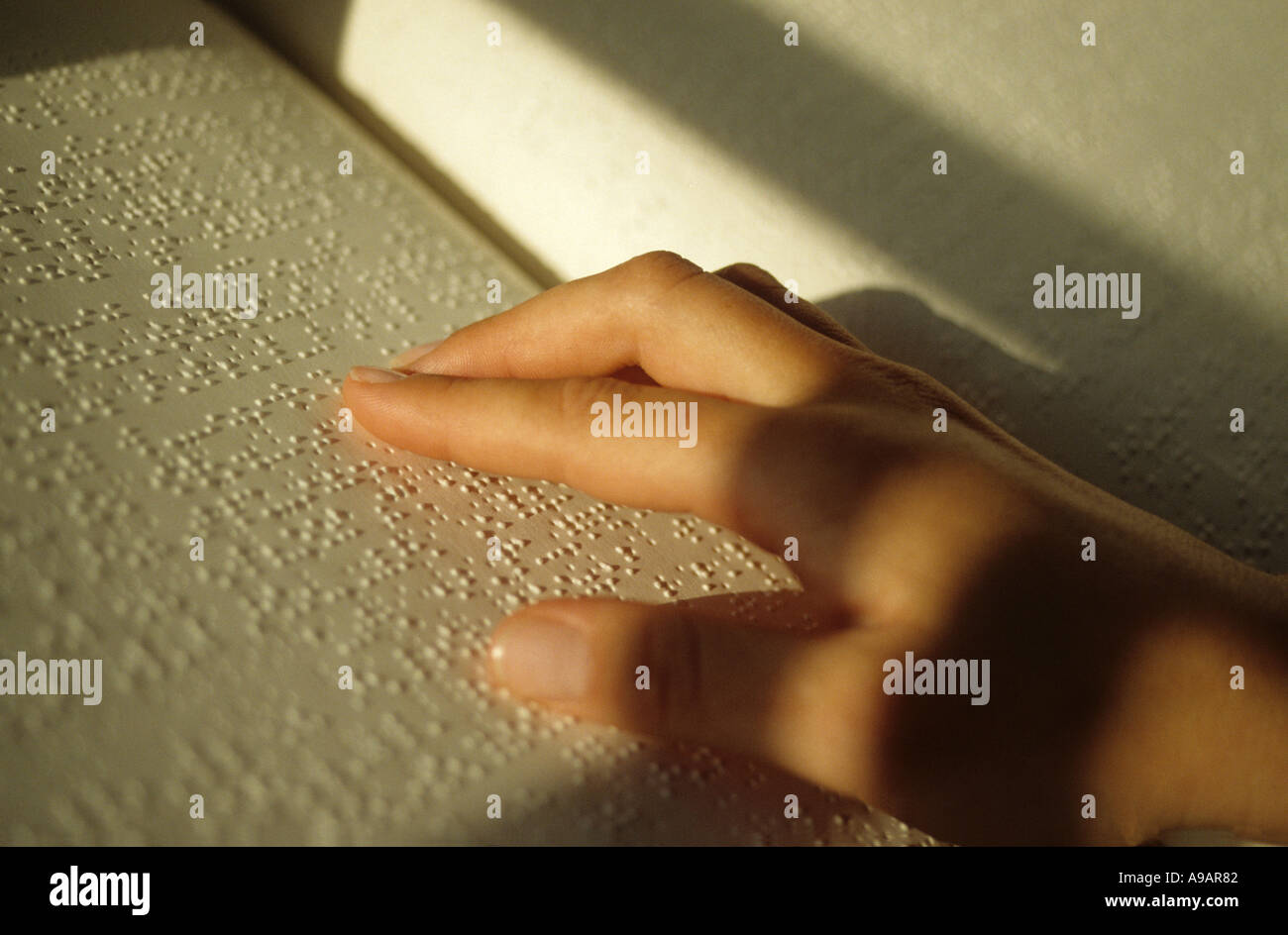 Braille book Stock Photo