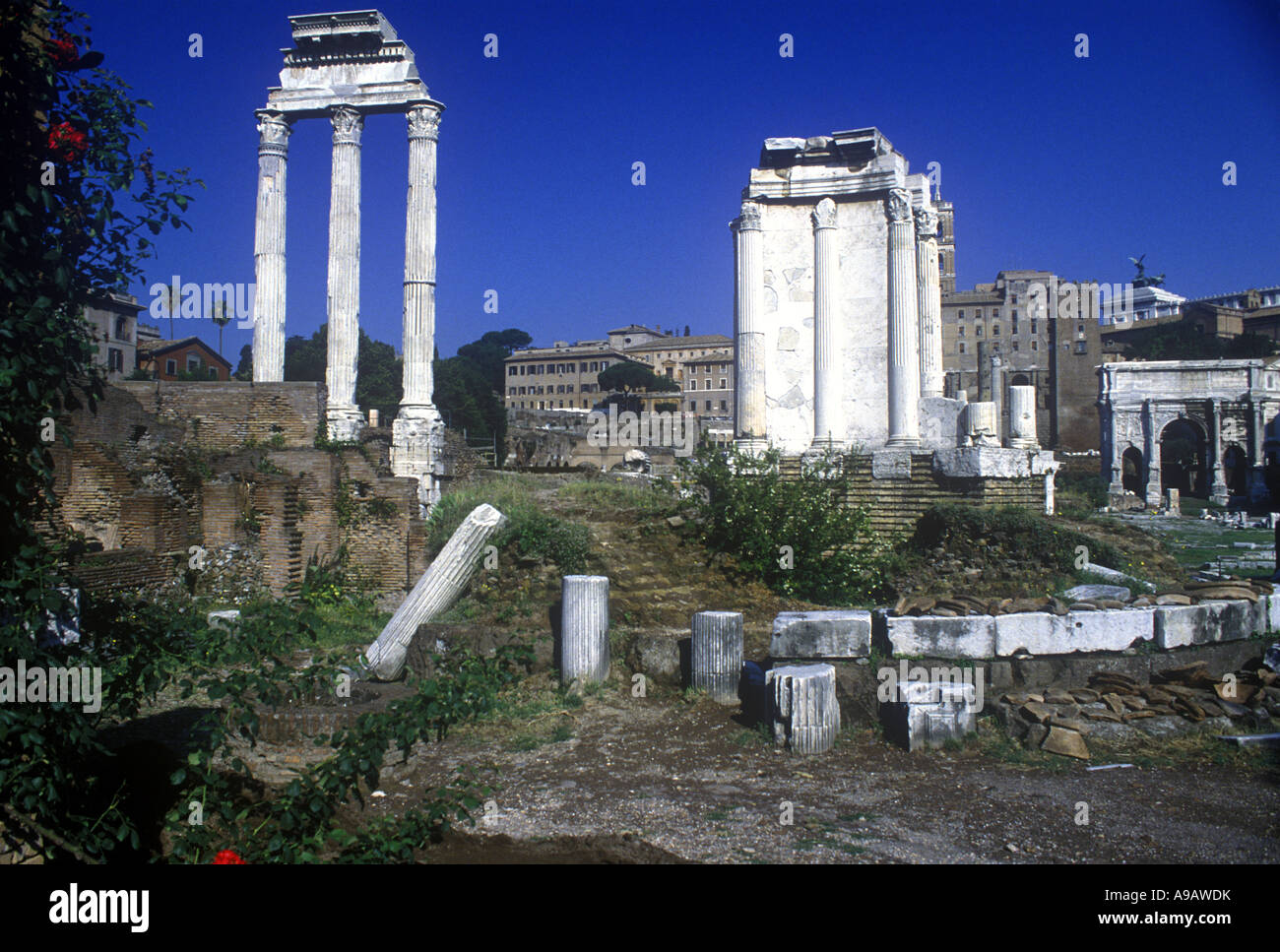 Roman forum ruins rome hi-res stock photography and images - Alamy