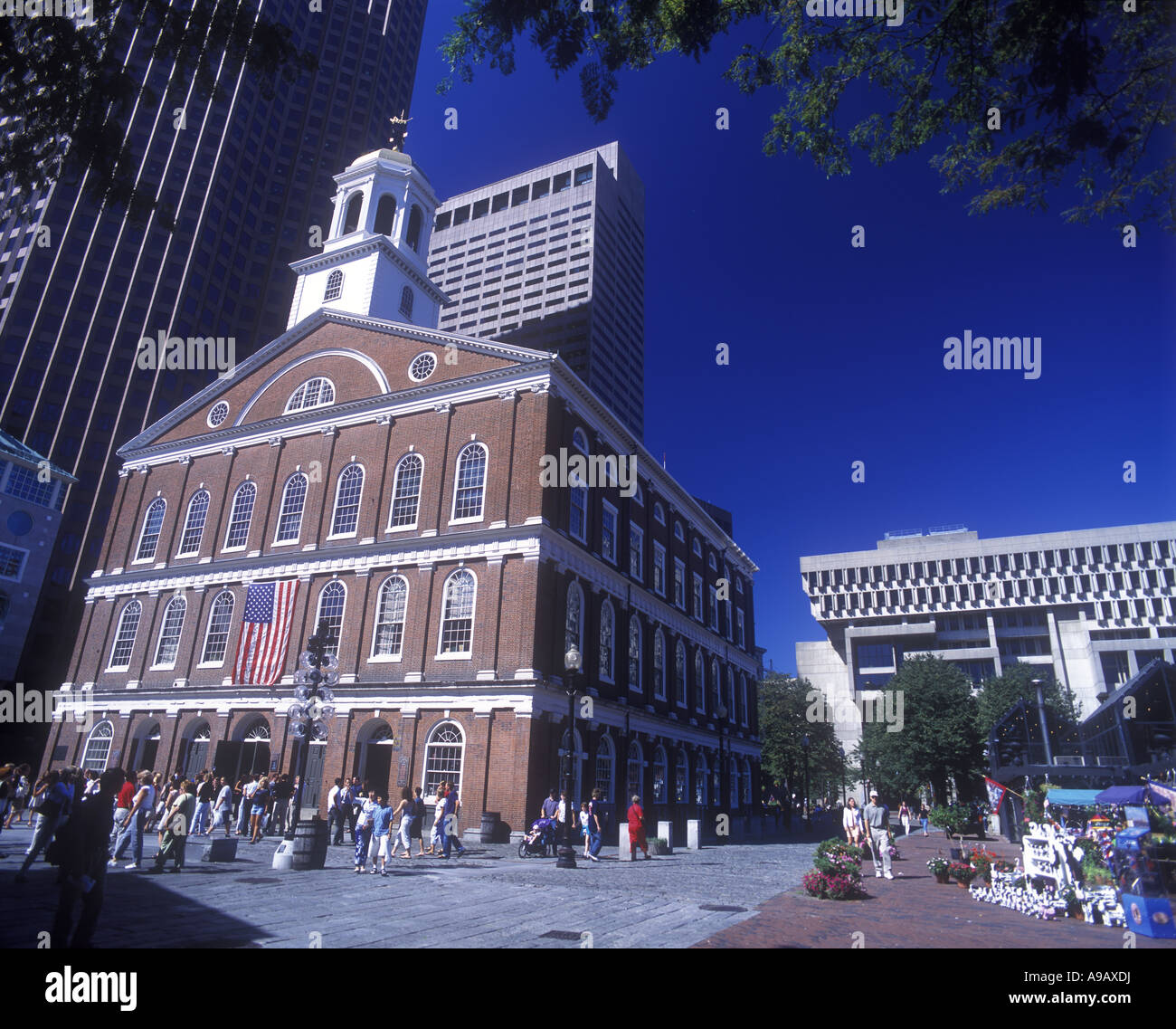 FANEUIL HALL BOSTON MASSACHUSETTS USA Stock Photo Alamy