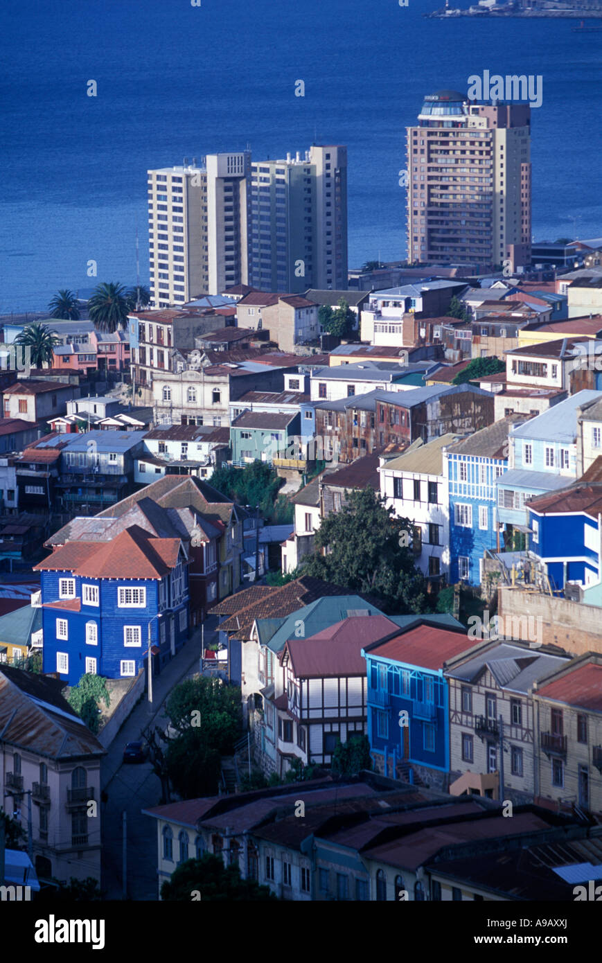POBLACION COCHRANE VALPARAISO CHILE Stock Photo Alamy