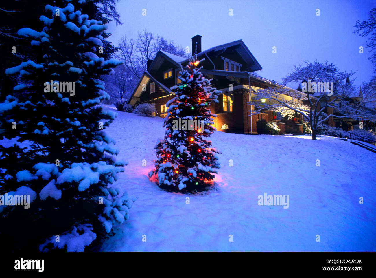 Brookville Christmas Tree Lighting Party 2022 1990S Christmas Tree High Resolution Stock Photography And Images - Alamy