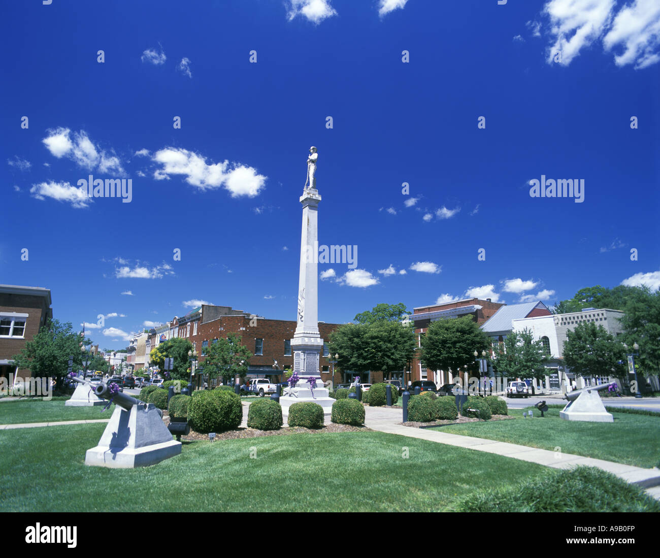 PUBLIC SQUARE HISTORIC DISTRICT FRANKLIN TENNESSEE USA Stock Photo