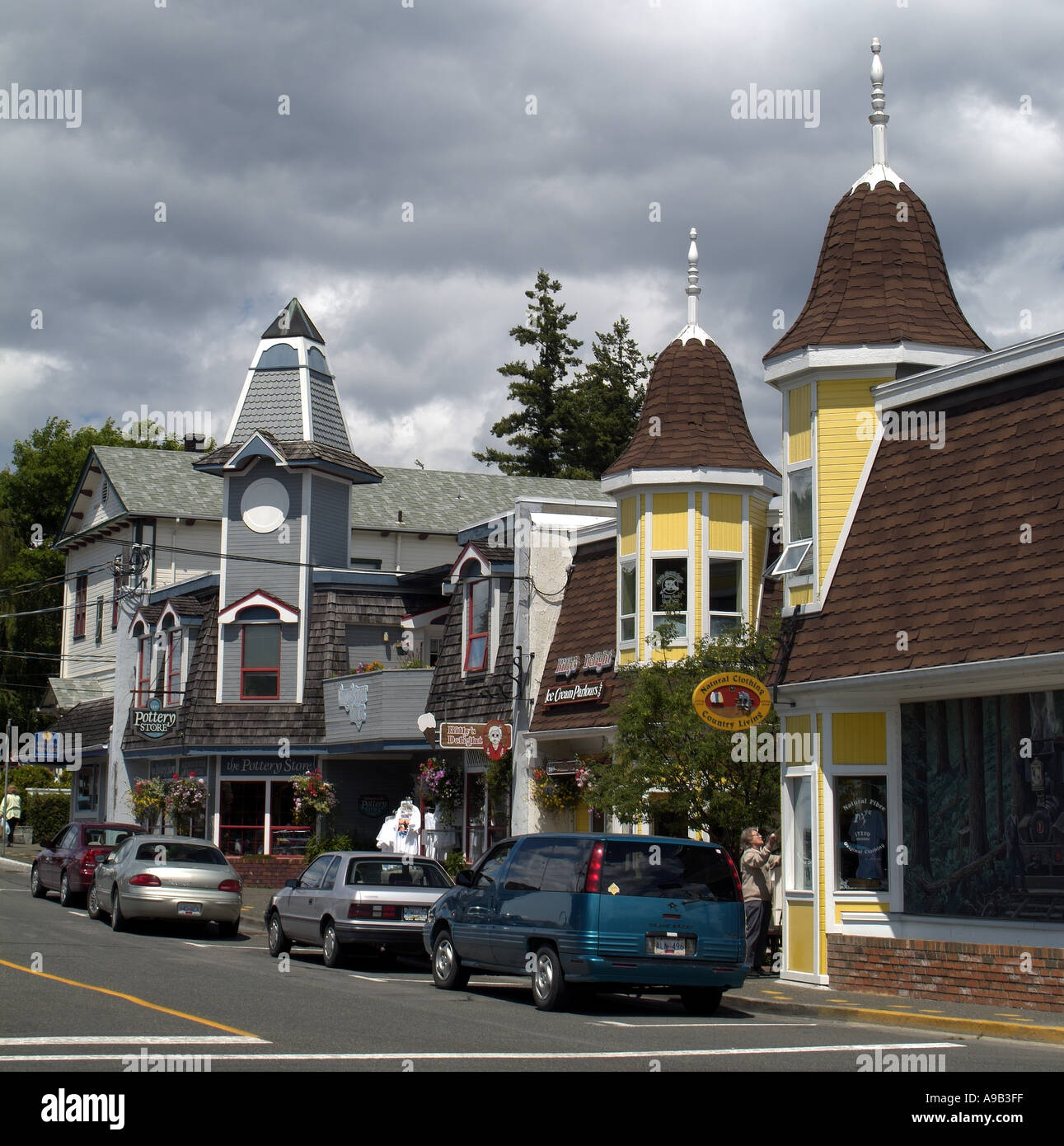 Chemainus painted mural hires stock photography and images Alamy