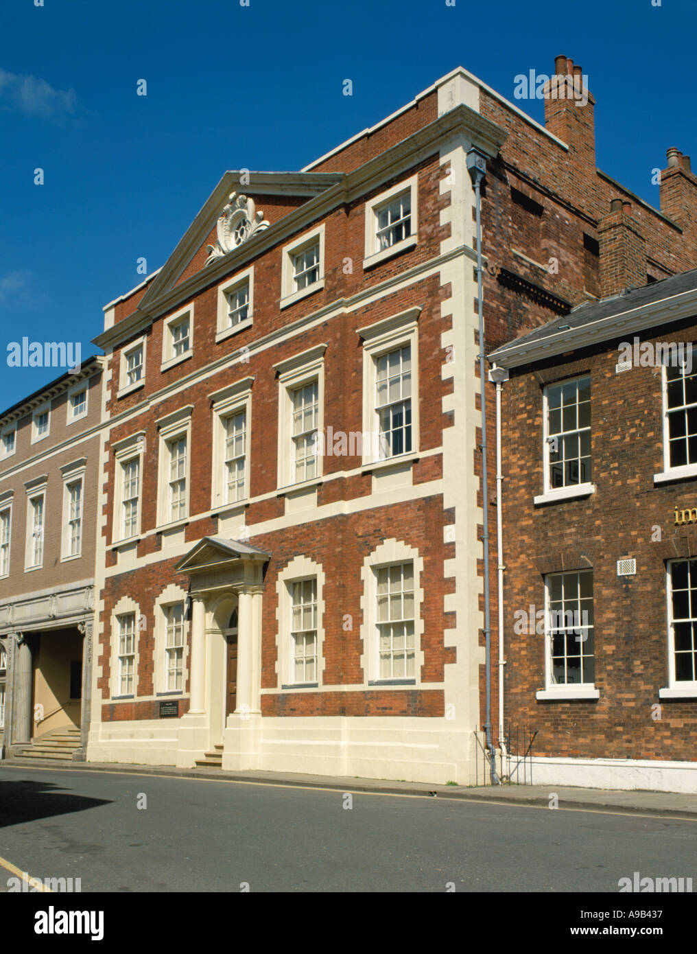 Beautiful townhouse; Fairfax House, Castlegate, City of York, North Yorkshire, England, UK Stock