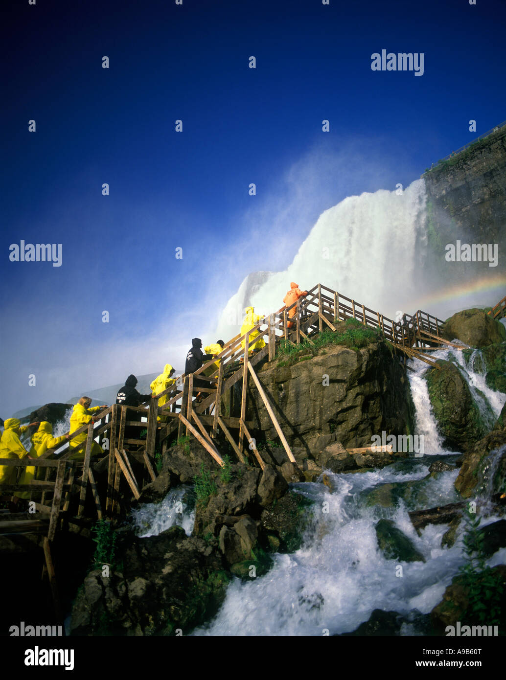 CAVE OF THE WINDS VIEWPOINT AMERICAN WATERFALLS NIAGARA NEW YORK USA