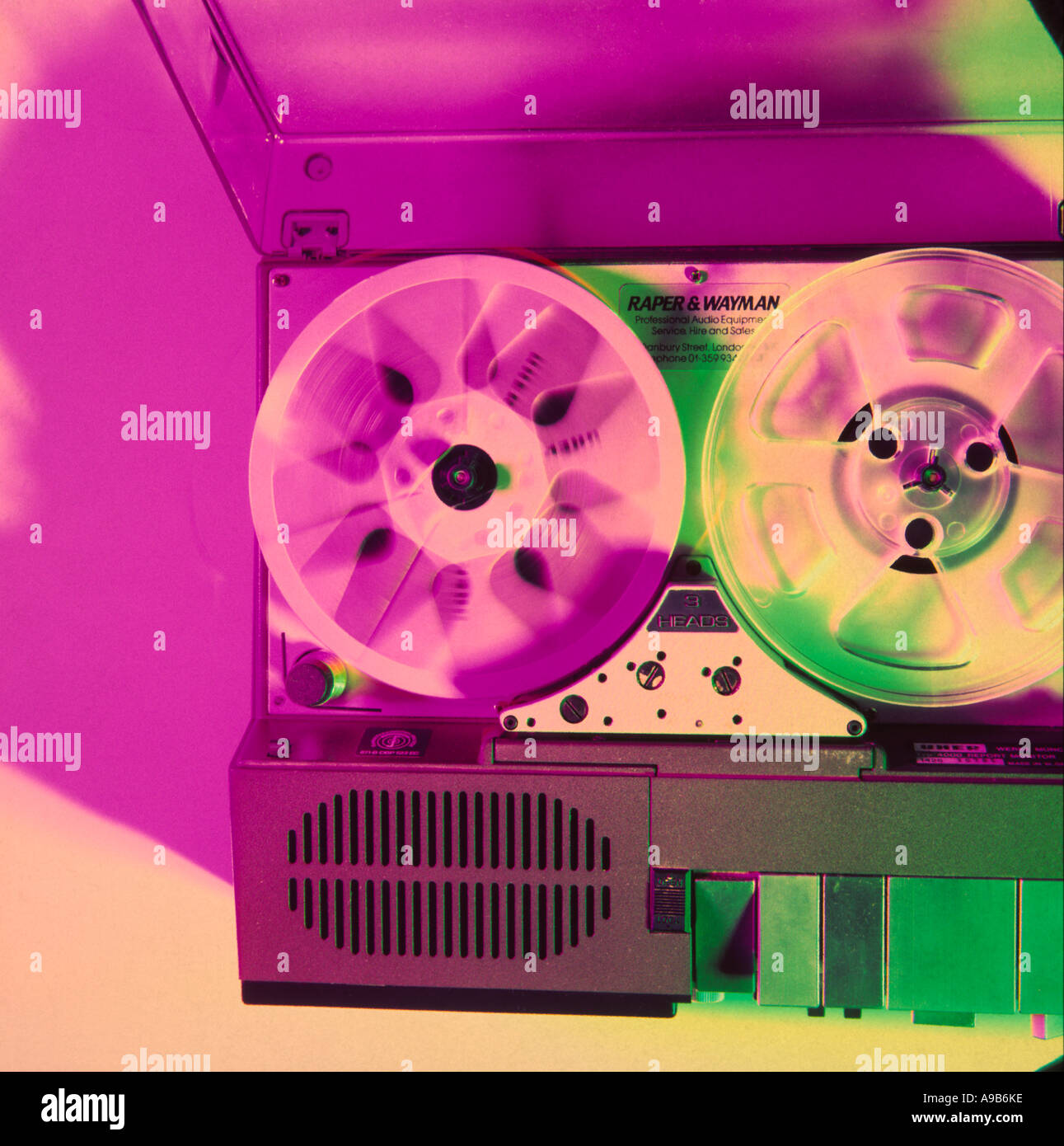 reel to reel tape machine Stock Photo Alamy